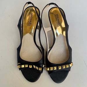 Michael Kors Studded Slingback Heels